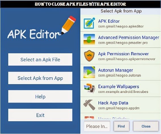 Download Apk Editor and Clone Any Android Apps