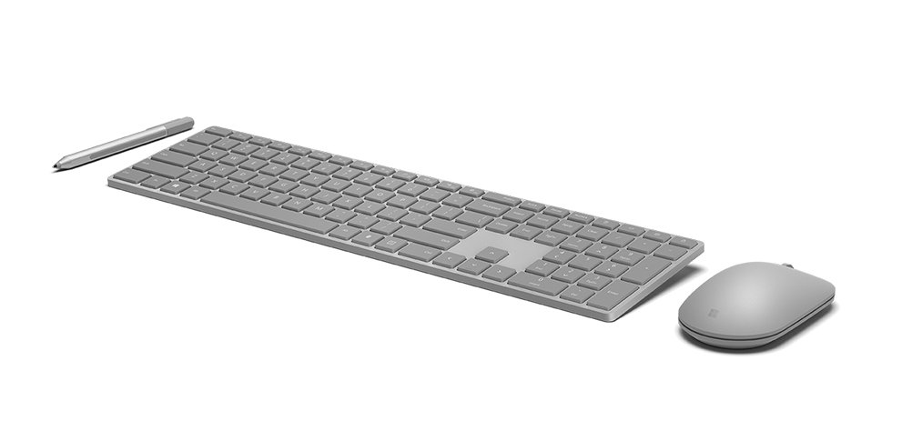 Microsoft apresentou um “teclado com leitor de impressão digital” e um modem bem moderno