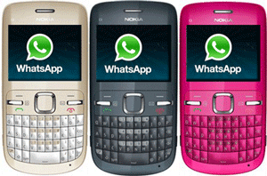 Whatsapp for nokia asha 200, 201, 202, 205, 206, 210, 300, 302 etc.