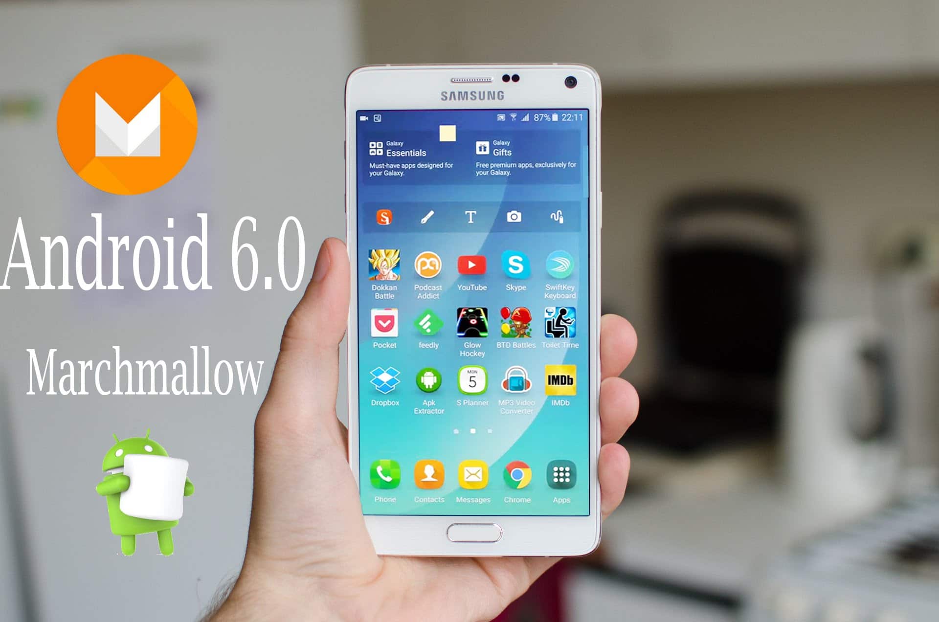 android 6.0 marshmallow version samsung note 4