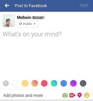facebook colored text