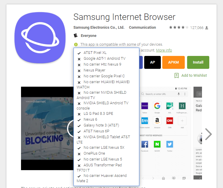 samsung internet browser