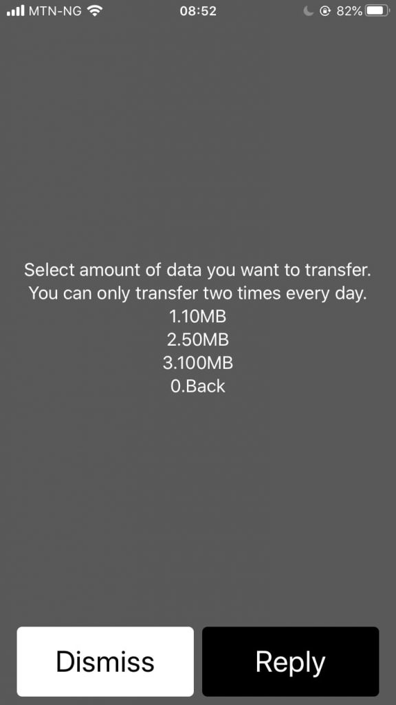 transfer mtn data limits