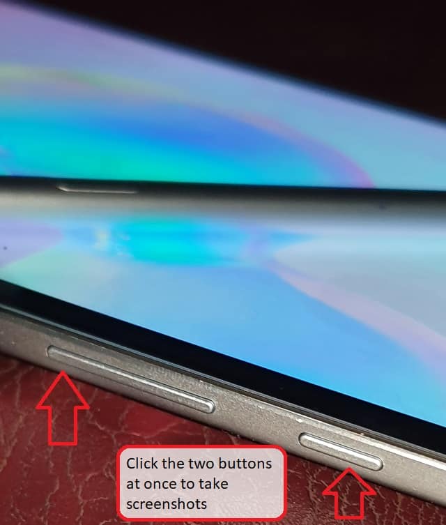 how to screenshot samsung tablet
