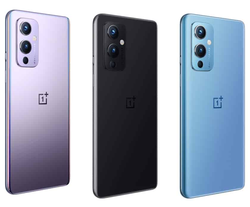 OnePlus 9 colors options.